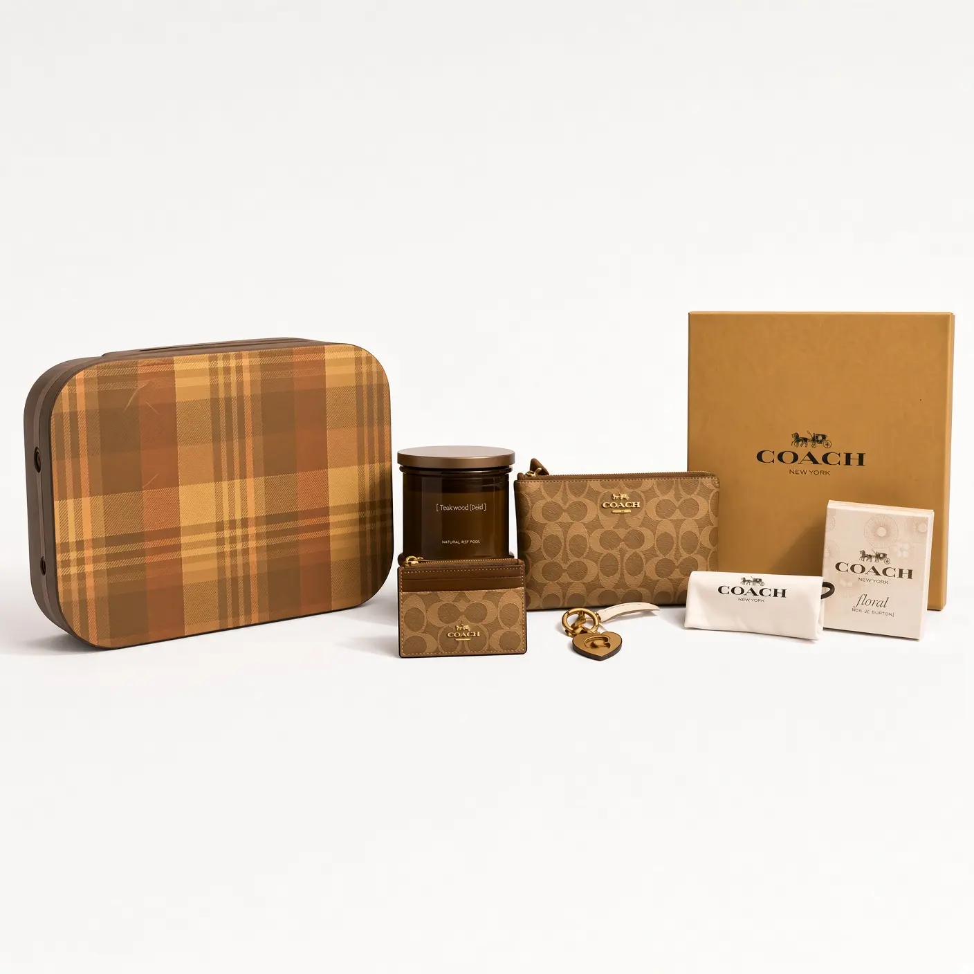 The Coach Signature Edit luxury gift basket